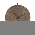 15" Circle Bronze Metal Analog Wall Clock