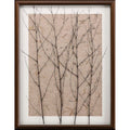 Whispering Forest Gold Framed Print Wall Art