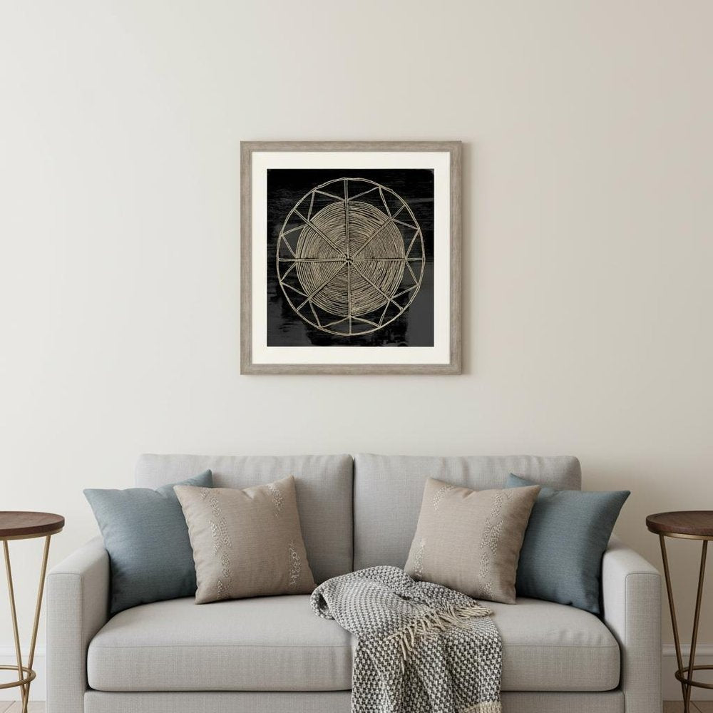 Woven Dreams I Silver Framed Print Wall Art