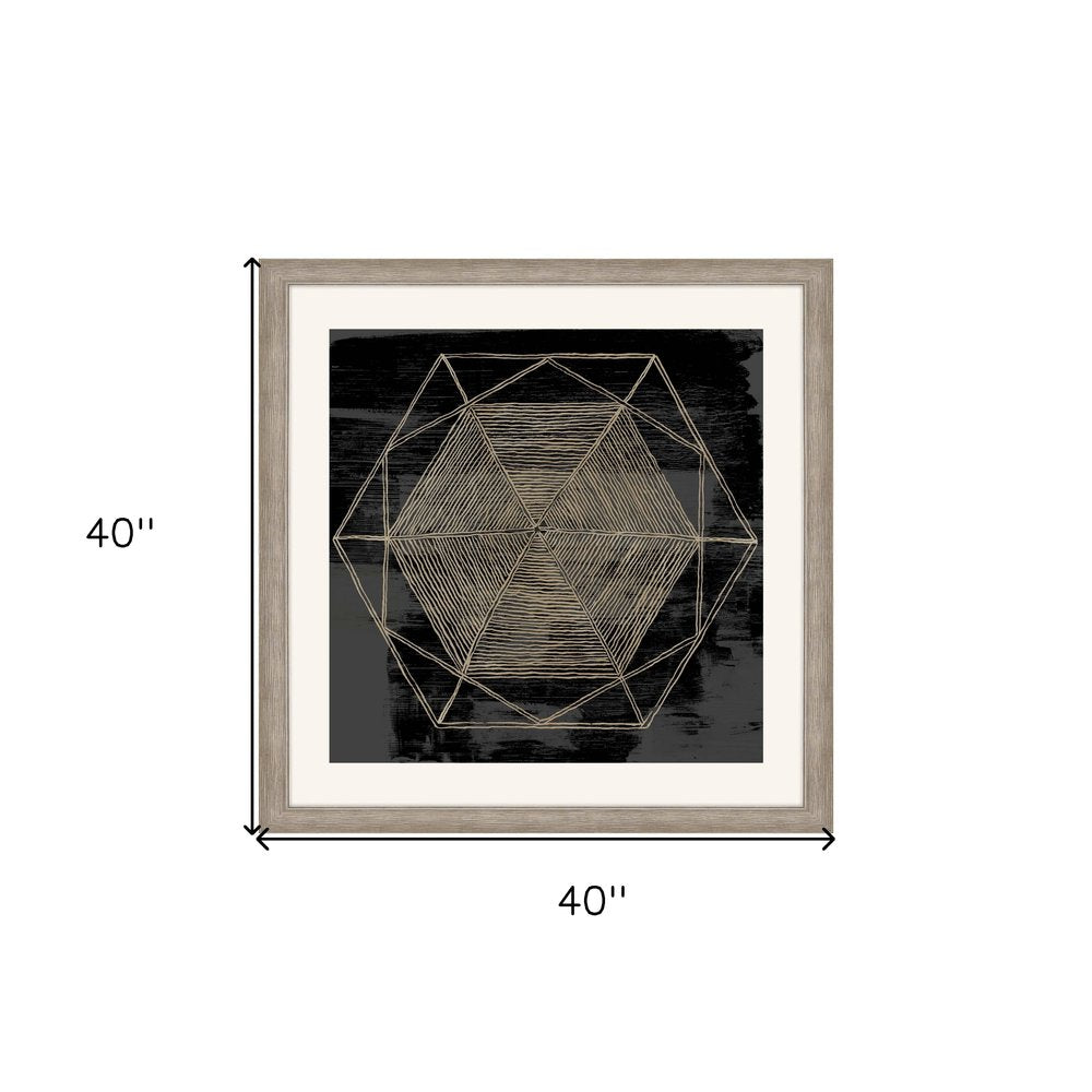 Woven Dreams II Silver Framed Print Wall Art