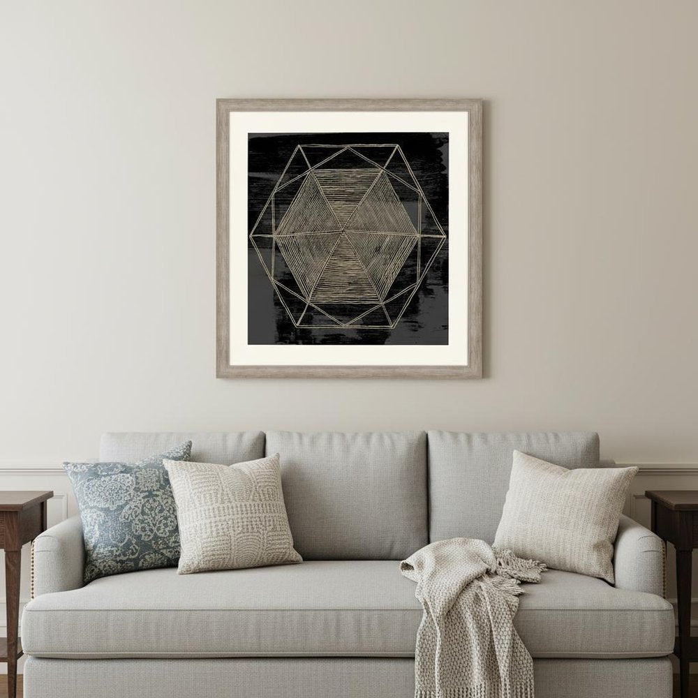Woven Dreams II Silver Framed Print Wall Art