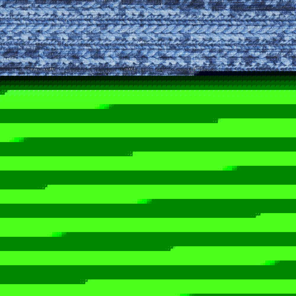 10' Blue Abstract Washable Runner Rug