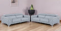 Two Piece Blue Four Person Seating Set