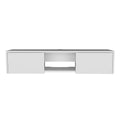 49" White Floating Mount TV Stand