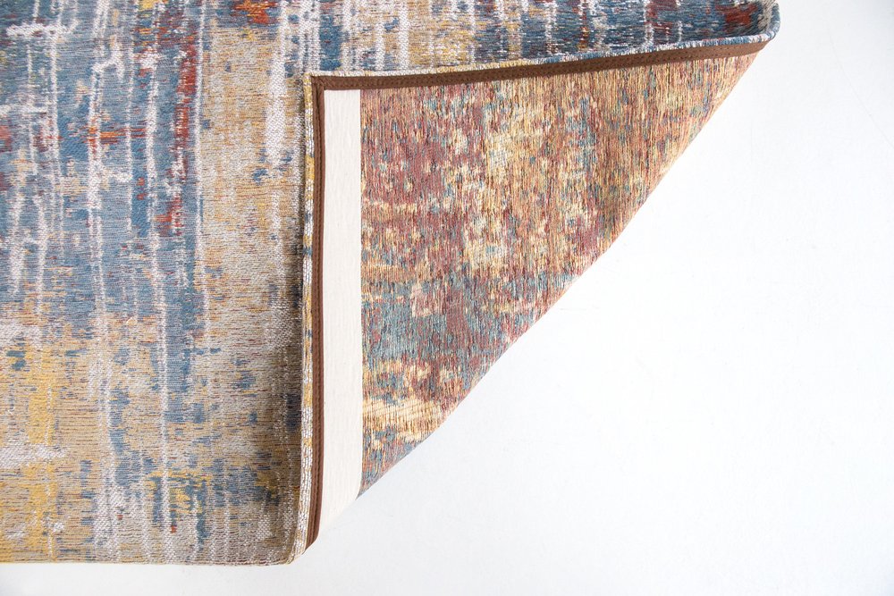 9' X 13' White Abstract Non Skid Area Rug