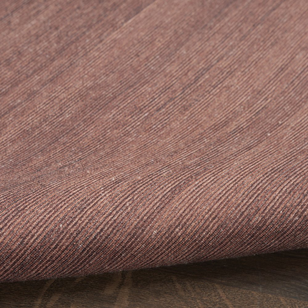 10' Brown Abstract Washable Runner Rug