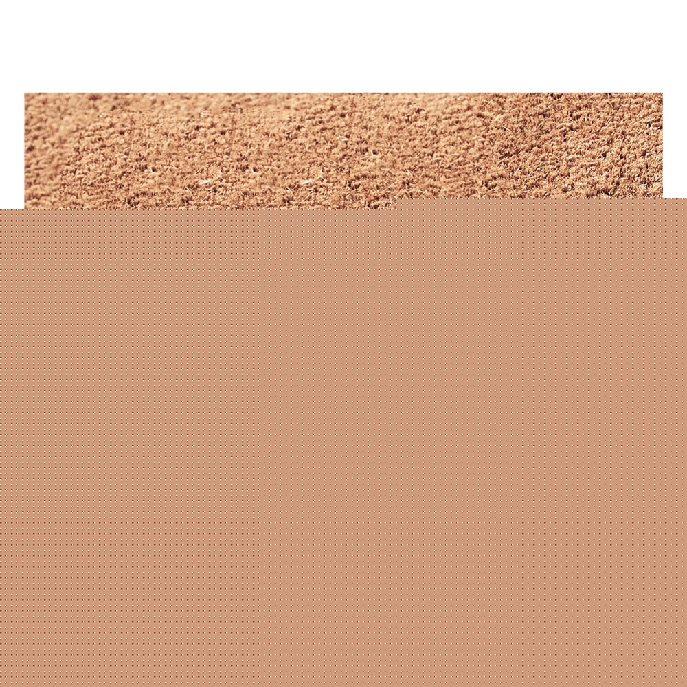 24" X 48" Natural Coir Solid Color Outdoor Door Mat