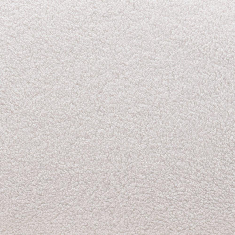 85" Cream Curved Sofa