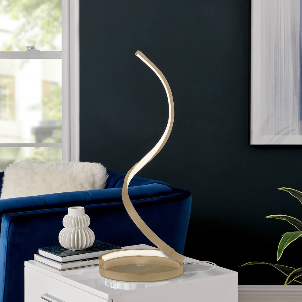 31" Gold Novelty Desk Lamp