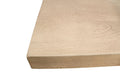 96" Natural and Brown Solid Wood Pedestal Base Dining Table
