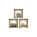 Set of Three Sky Faux Niche 3D Peel and Stick Wall Decals