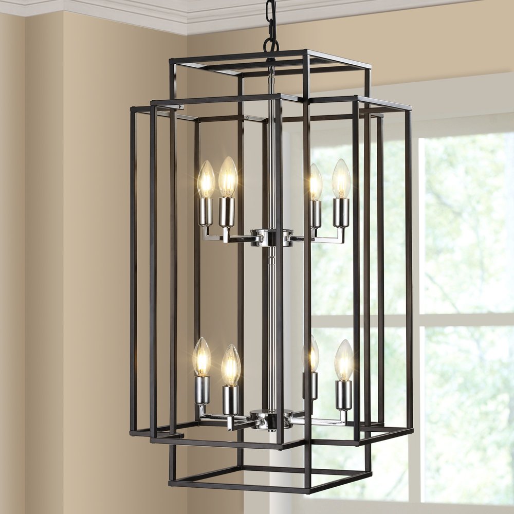 Amber Chandelier Metal Ceiling Light