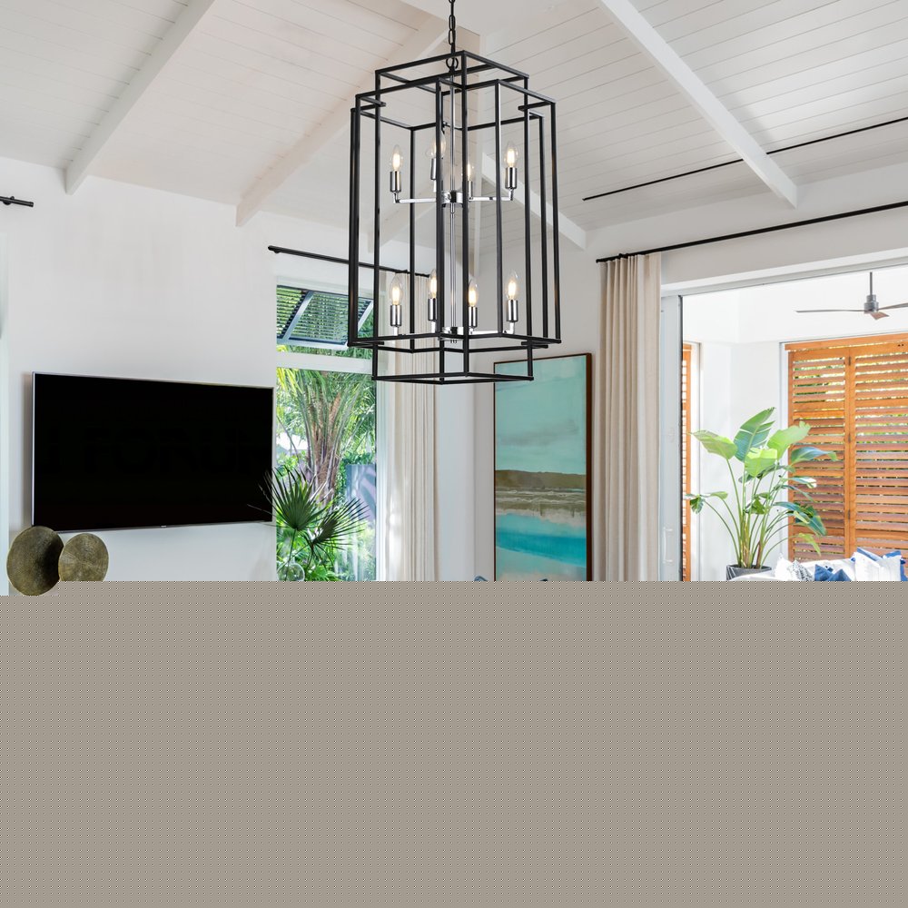 Amber Chandelier Metal Ceiling Light