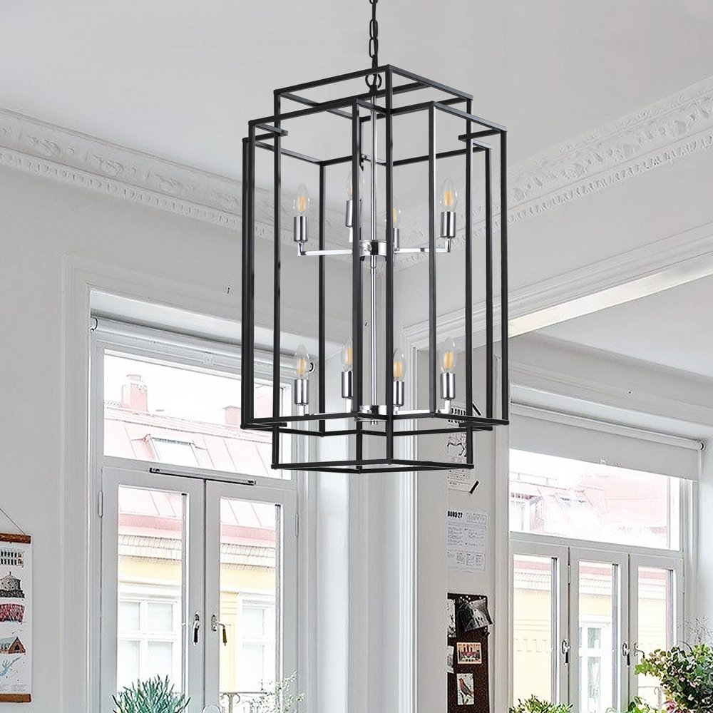 Amber Chandelier Metal Ceiling Light
