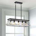 White Five Light Metal Chandelier With White Shades