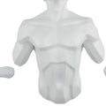 6" X 4" White Resin Bursting Man Hanging Dimensional Sculpture