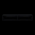 59" Black Floating Mount TV Stand