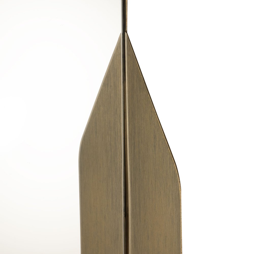 28" Bronze Metal Accent Mirror