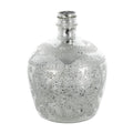 10" Silver Speckle Glass Table Vase