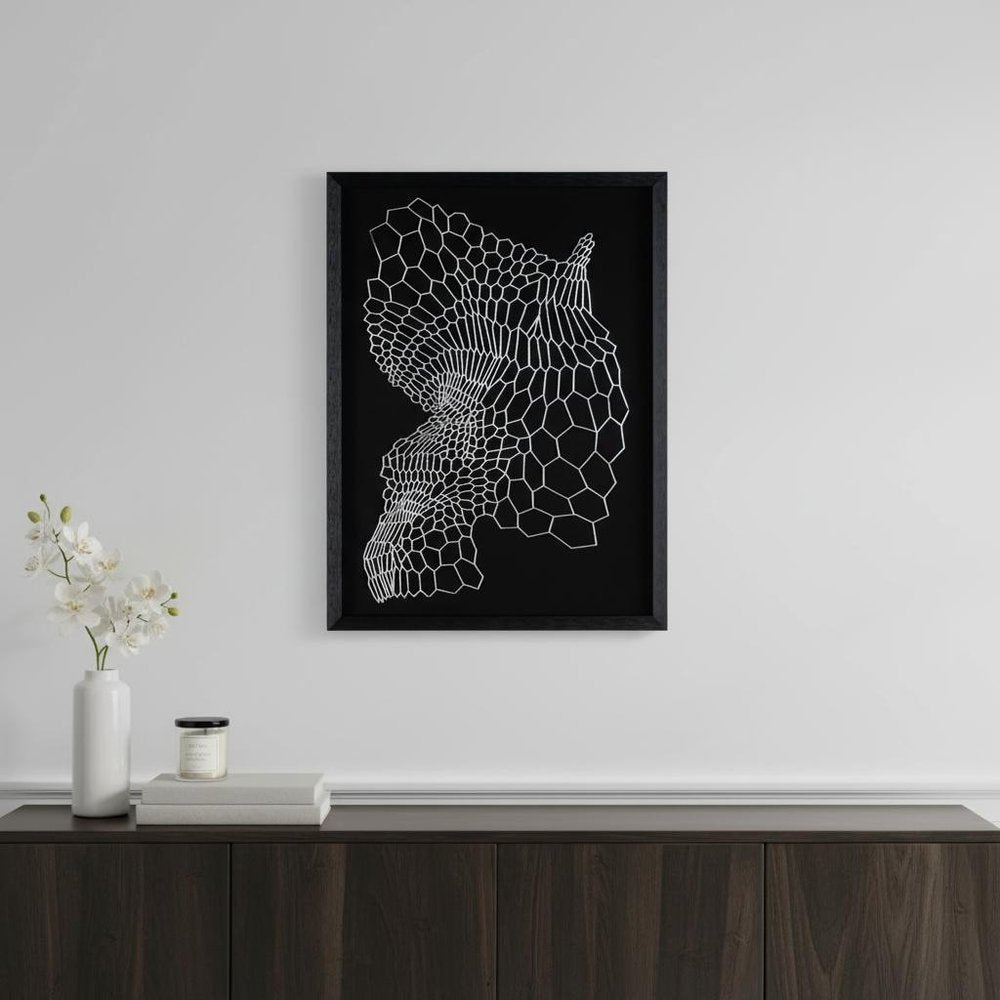 Wild Badlands Black Shadowbox Textual Art Wall Art