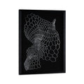 Wild Badlands Black Shadowbox Textual Art Wall Art