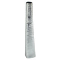 40" Silver Striped Tapered Ceramic Floor Vase