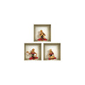 Set of Three Alla Niche 3D Square Peel and Stick Wall Decals