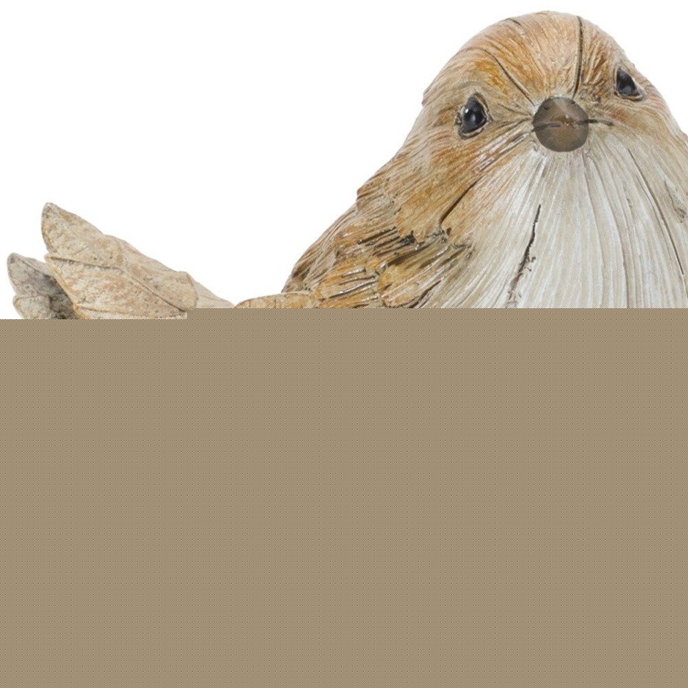 Set of Two Gray Resin Figurine Tabletop Sculpture