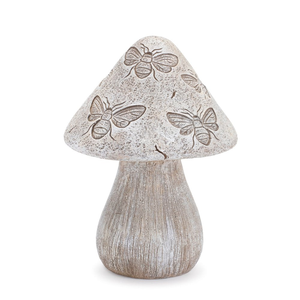 Set of Two Gray Polyresin Figurine Tabletop Sculpture