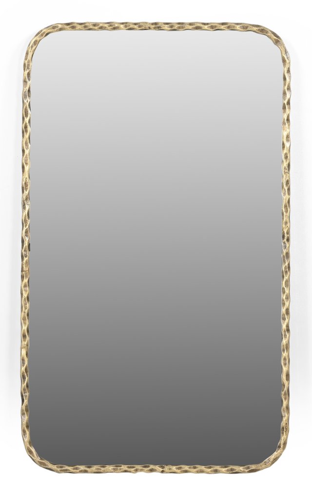 48" Brass Iron Framed Accent Mirror
