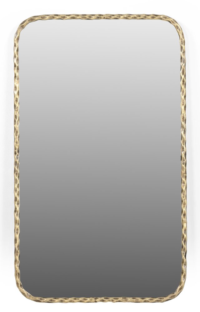 48" Brass Iron Framed Accent Mirror