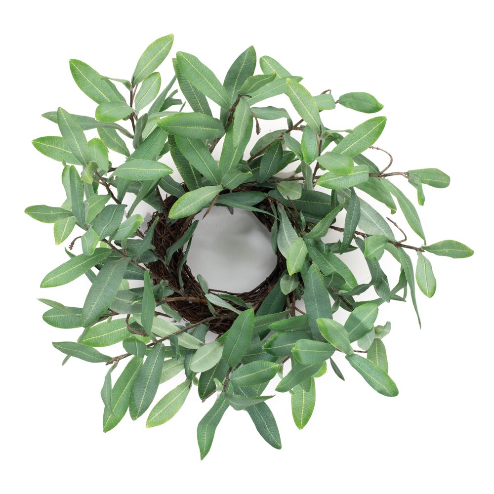 12" Green Artificial Olive