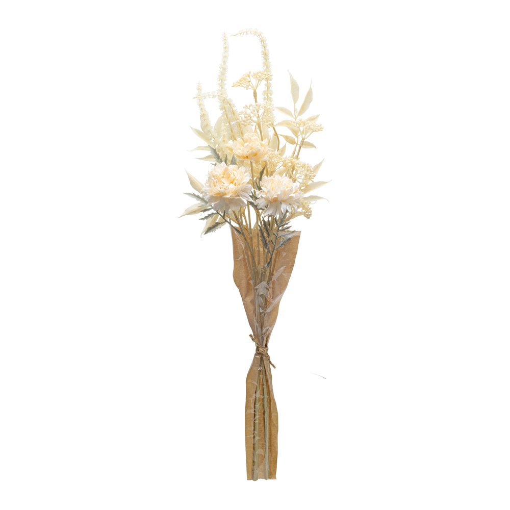 Set of Two 5" Beige Artificial