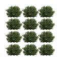 12 7" Green Artificial