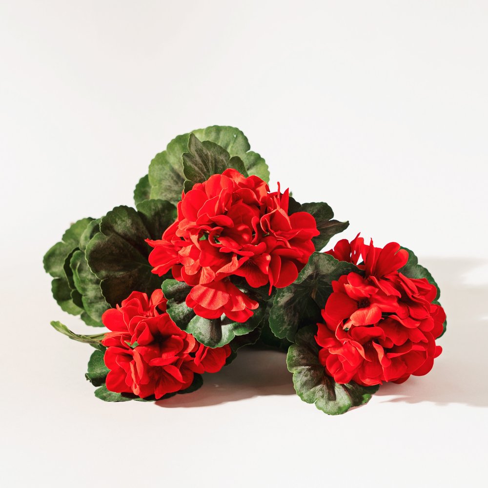 Set of Two 12" Green Artificial