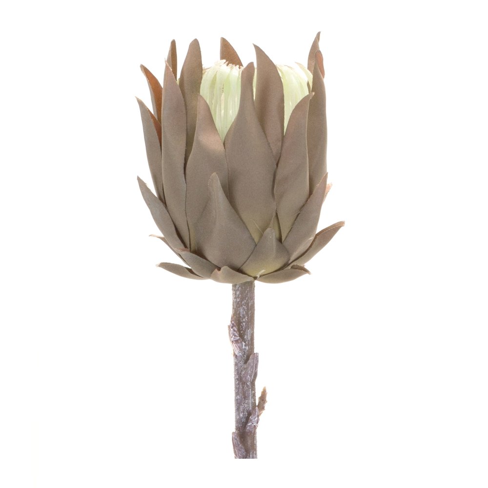 Set of Six 4" Brown Artificial