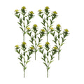 Set of Six 7" Green Artificial