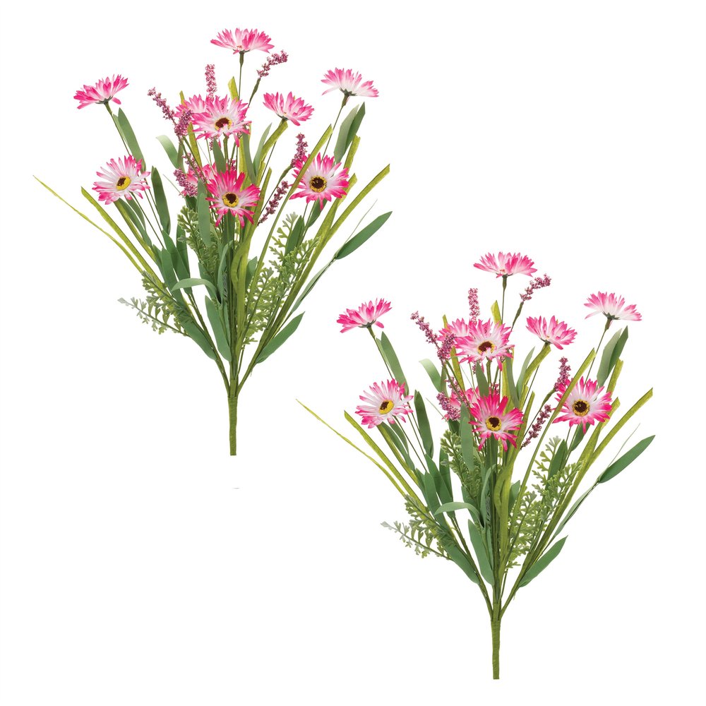 Set of Two 10" Green Artificial
