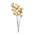 Set of Two 3" Brown Artificial Eucalyptus