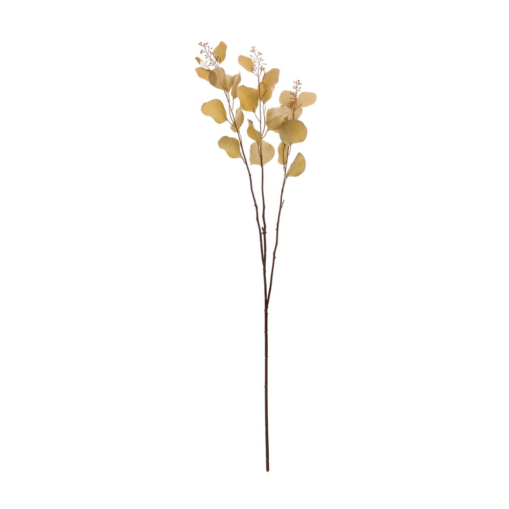 Set of Two 3" Brown Artificial Eucalyptus