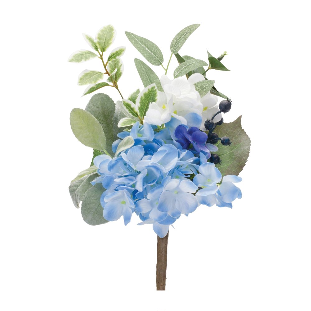 Set of Two 5" Blue Artificial