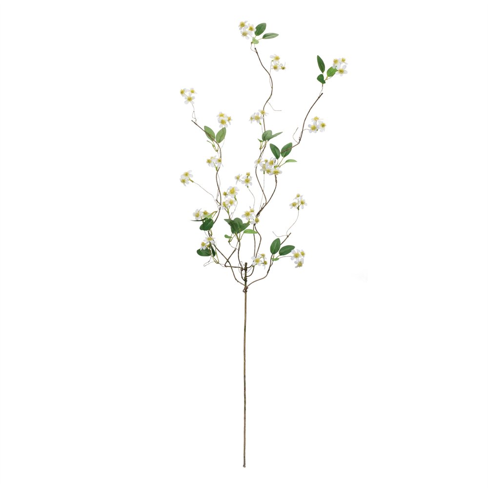 Set of six 42" White Artificial Plant in a No