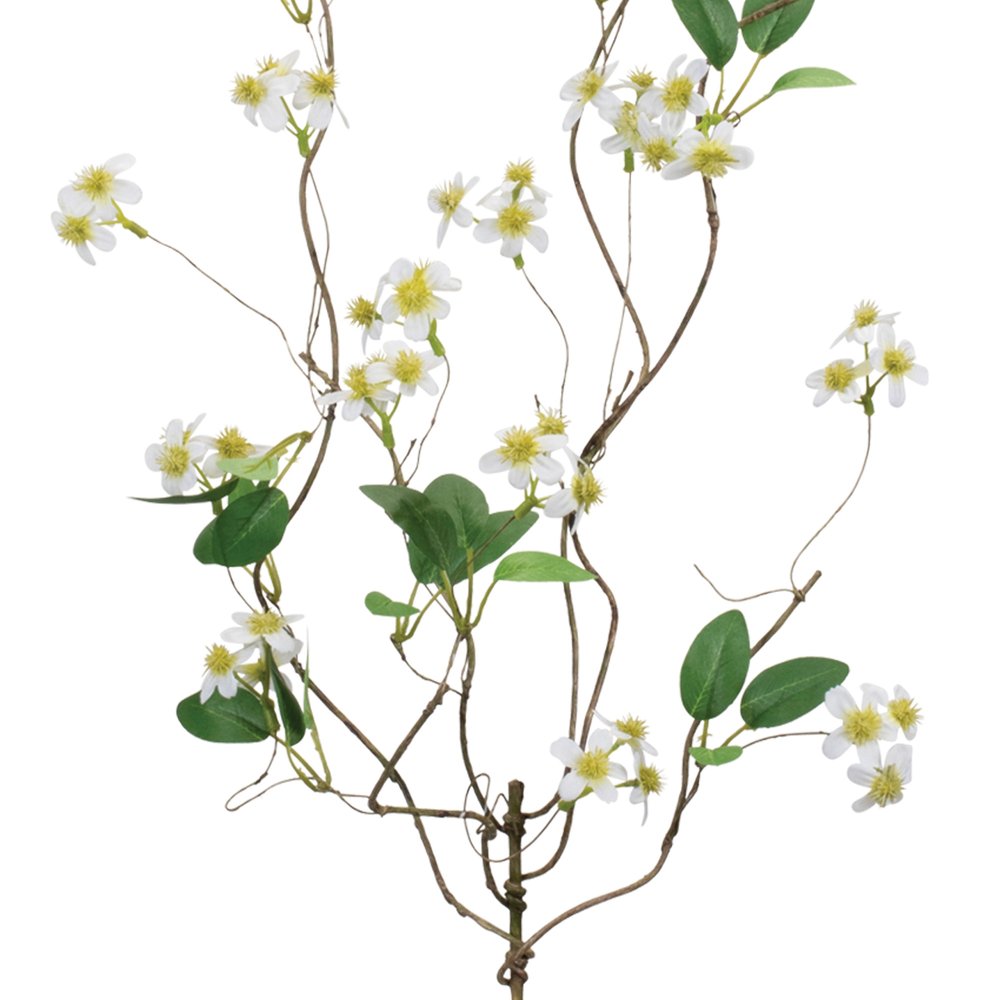 Set of six 42" White Artificial Plant in a No