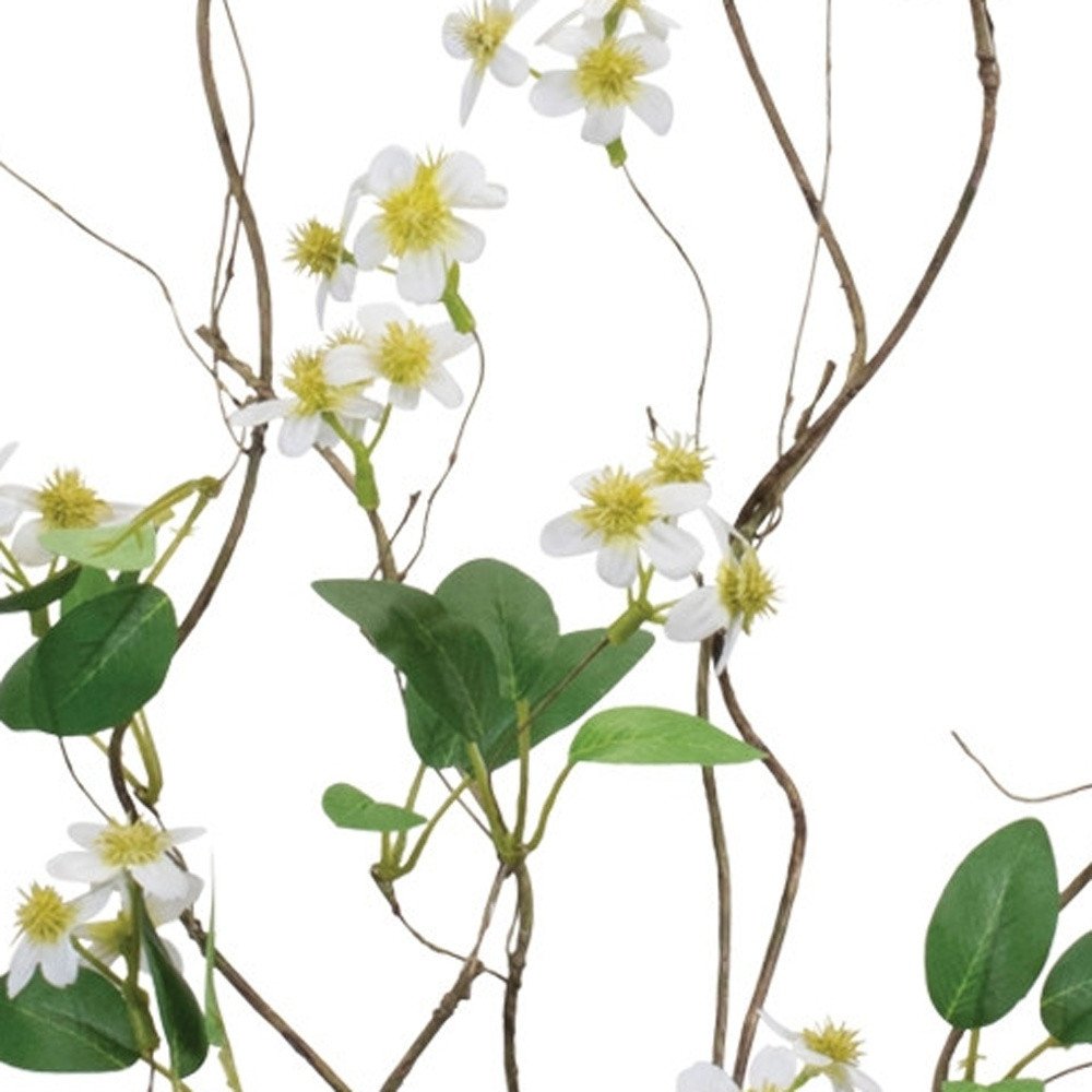 Set of six 42" White Artificial Plant in a No