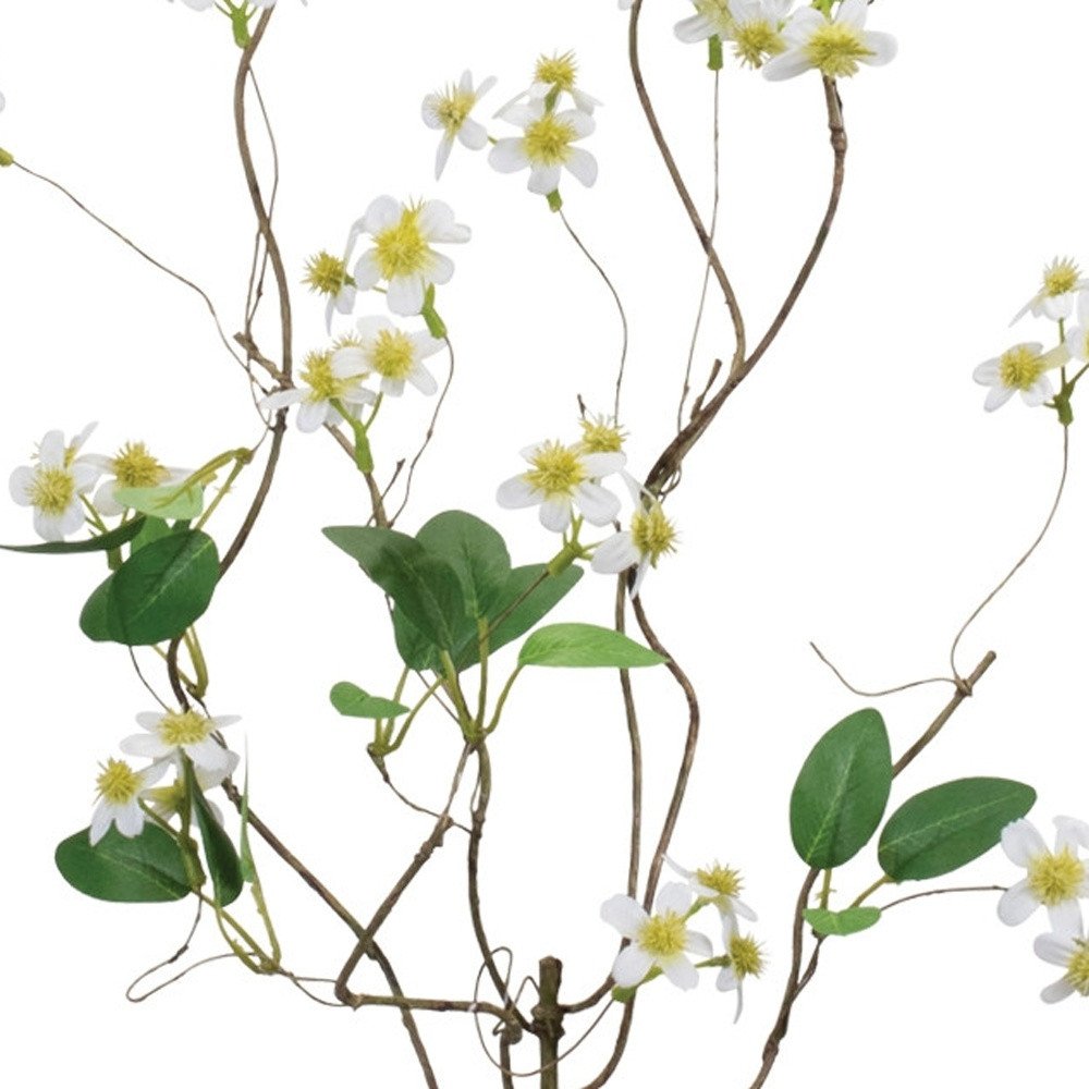 Set of six 42" White Artificial Plant in a No