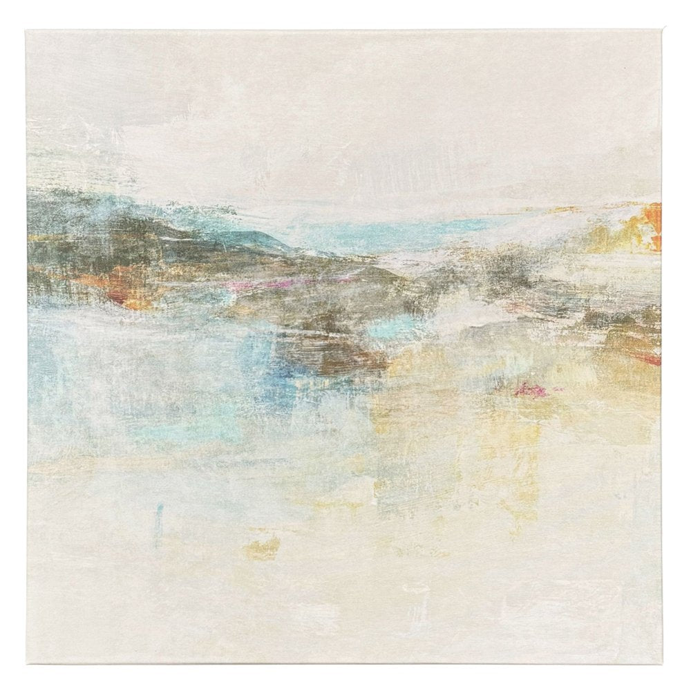 Wild Sea White Floater Frame Wall Art