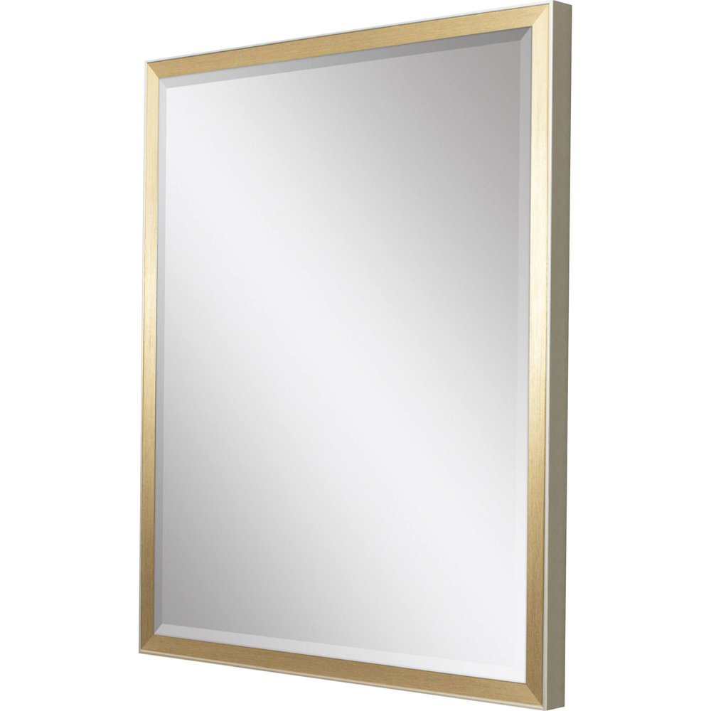 32" Gold Accent Mirror