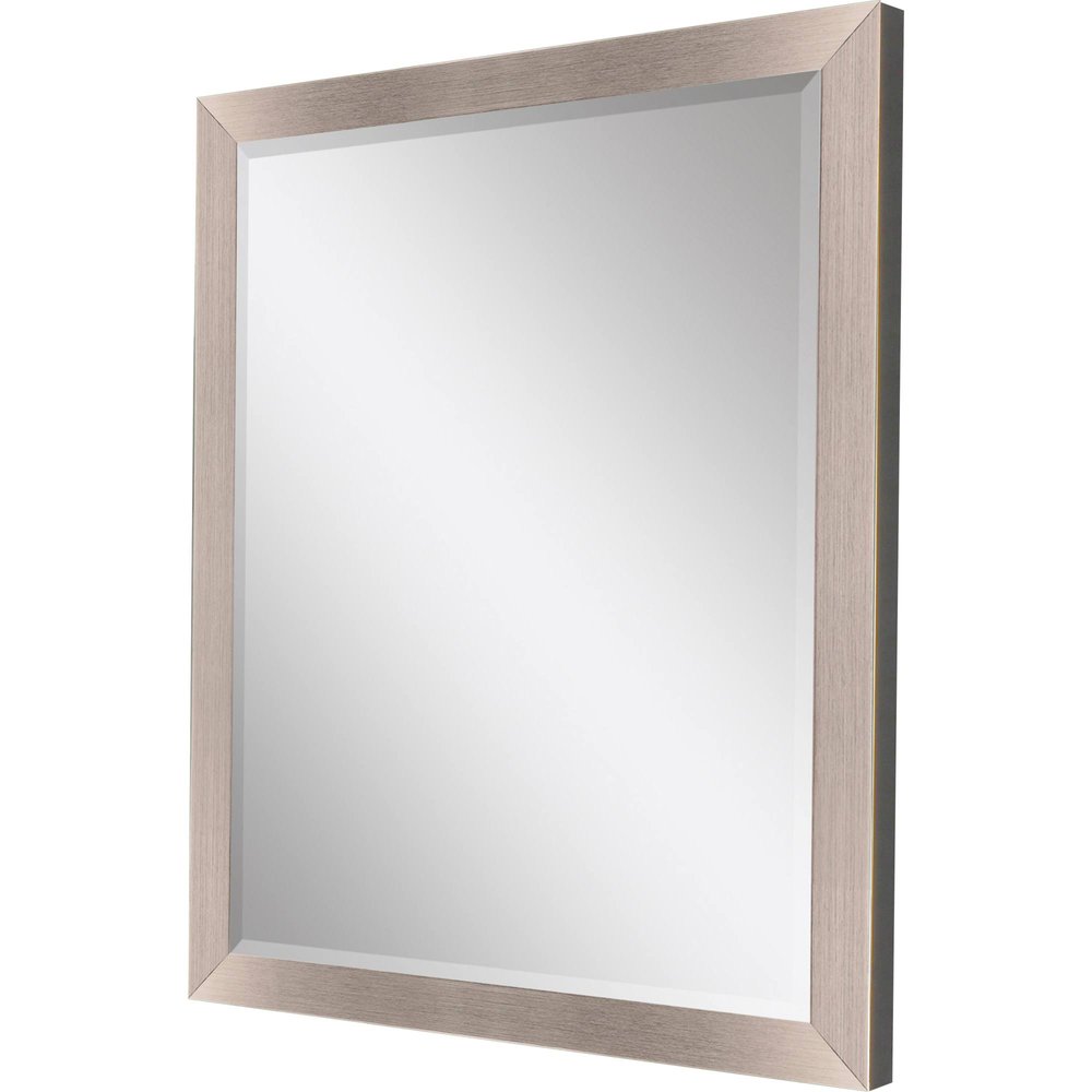 32" Silver Accent Mirror