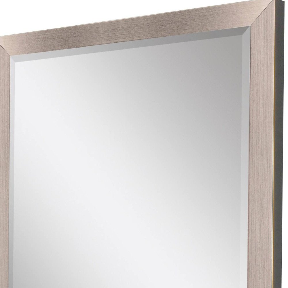 32" Silver Accent Mirror