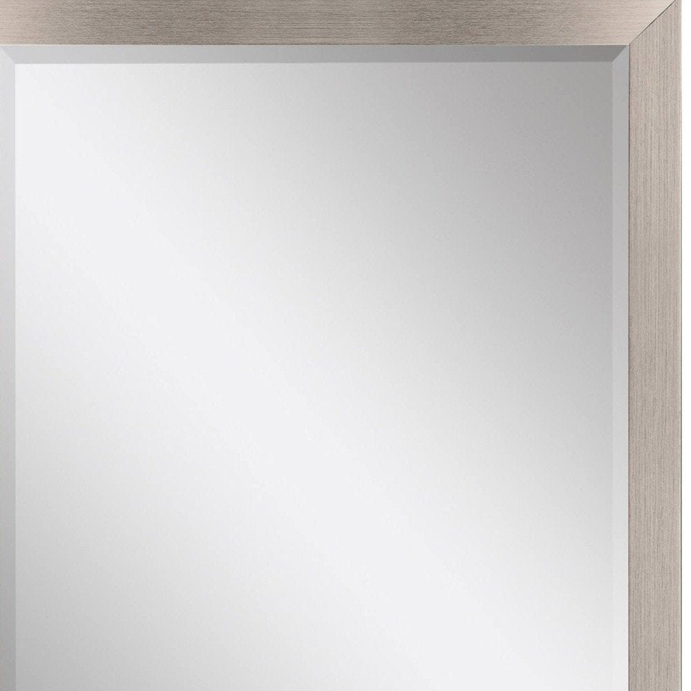 38" Silver Accent Mirror